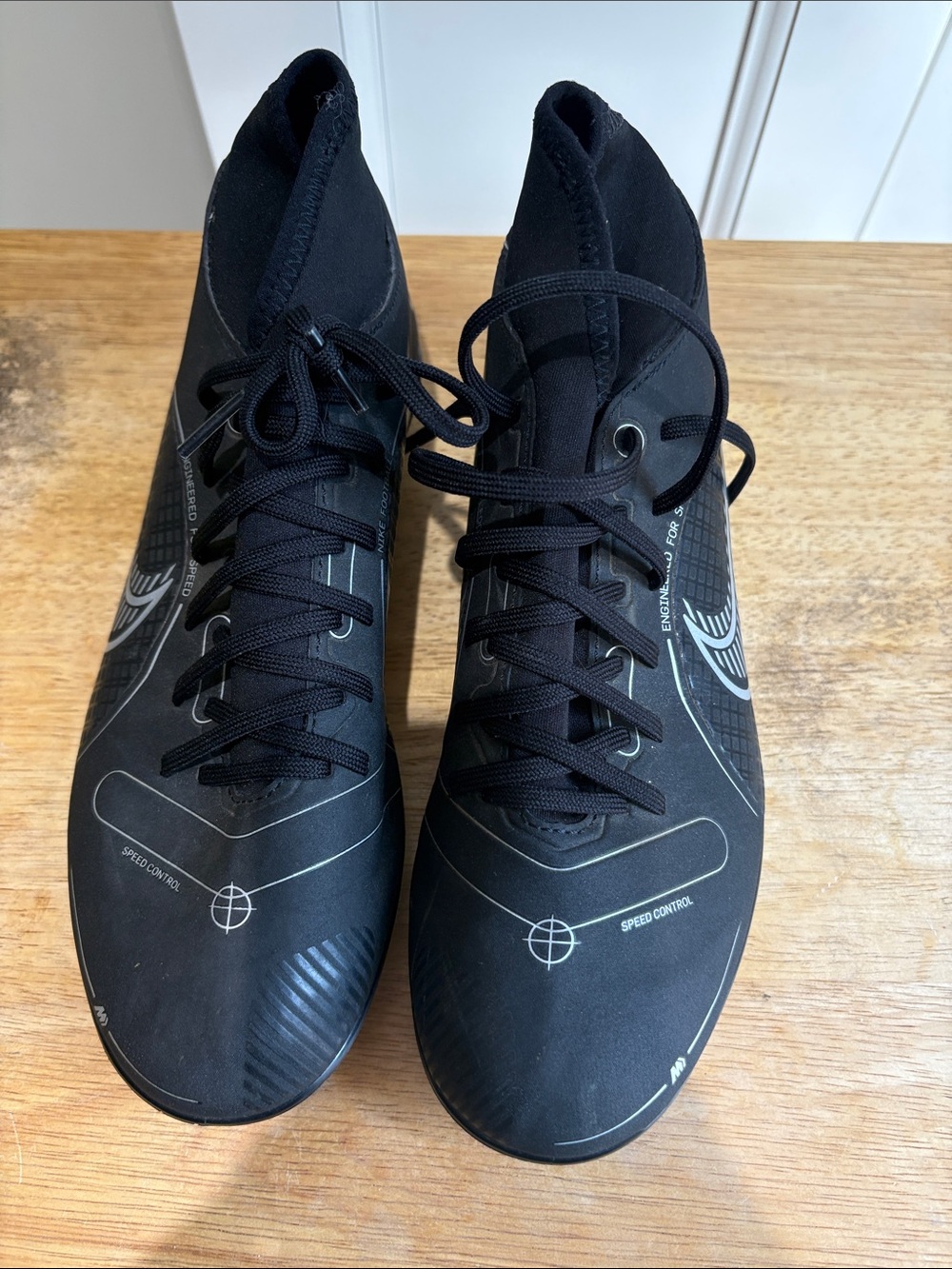 Nike Men's Black High-Top Soccer/Training Shoes